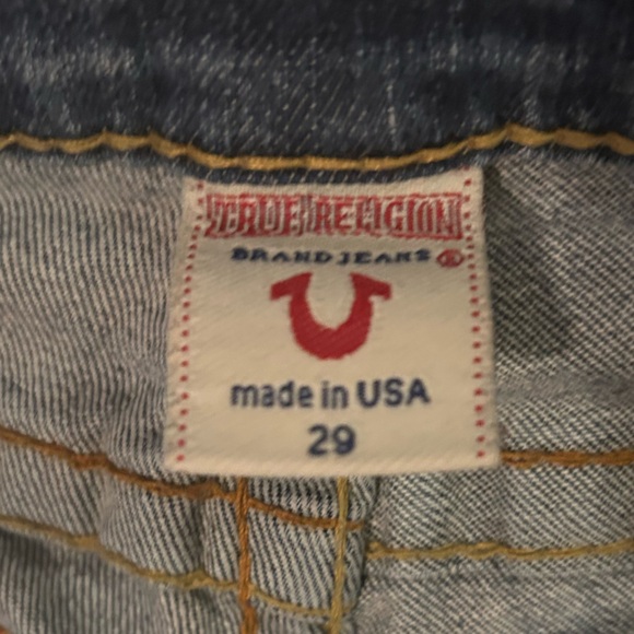 True Religion "Tony" Flared Wide Leg Jeans Size: 29 - Picture 8 of 15